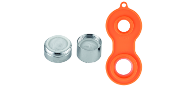 Griferia - KIT AIREADORES CON LLAVE: 1XM24 1XH22 LLAVE DOBLE H22/M24 AZUL