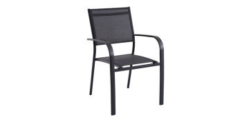 FOLLETO JARDIN OPTIMUS - SILLON ALUMINIO TEXTILENE 4X4 NEGRO