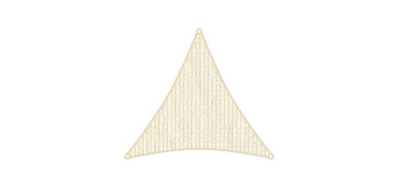 Cercado y ocultacion jardin - TOLDO VELA SOMBREO TRIANGULAR EVERYAY SAIL 180 GR 3,6 X 3,6 X 3,6 M MARFIL