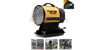 Calculadora de potencias - CAÑON DE CALOR A GASOIL MASTER XL 61 4011.100
