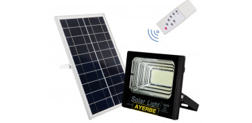Iluminacion industrial - FOCO SOLAR LED AYERBE 60SW CON SENSOR DE MOVIMIENTO 620665