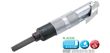 Novedades - MARTILLETE DE AGUJAS NEUMATICO DE BAJA VIBRACIÓN NITTO N-JEX20