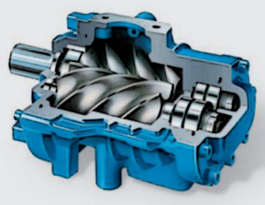 como funciona un compresor de aire de tornillo